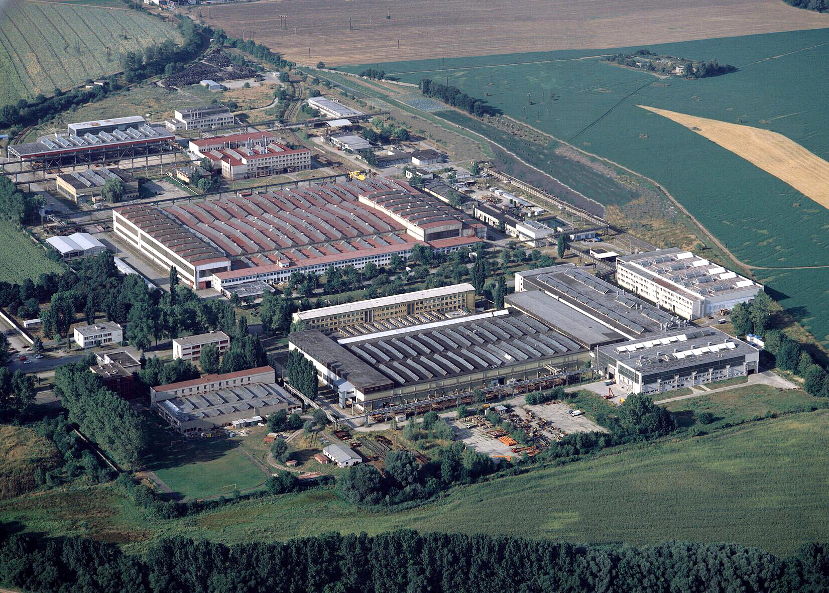 A bird's-eye view of Slovácké strojírny, a.s.